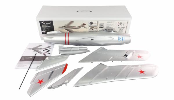 Amewi AMXFlight MIG-17 730mm EDF Jet PNP RC Flugzeug RC Modell