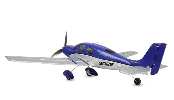 Amewi Cirrus SR22 brushless 520mm 4-Kanal 3D/6G RTF blau RC Flugzeug