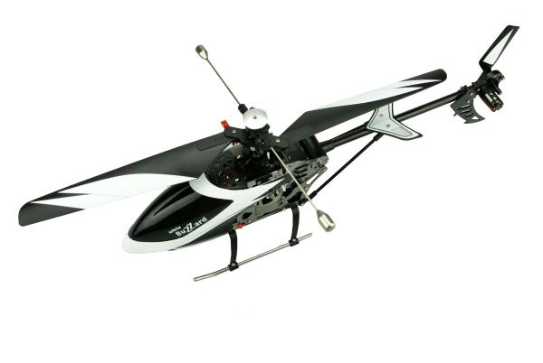 Amewi Buzzard V2 Single-Rotor-Helikopter 4-Kanal RTF weiß RC Hubschrauber