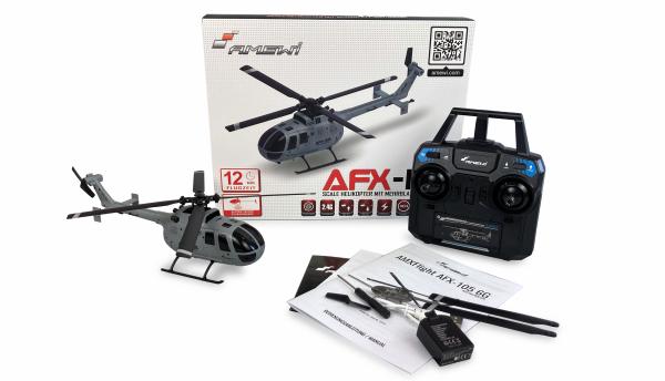 Amewi AFX-105 Helikopter 4-Kanal 6G RTF RC Hubschrauber RC Modell