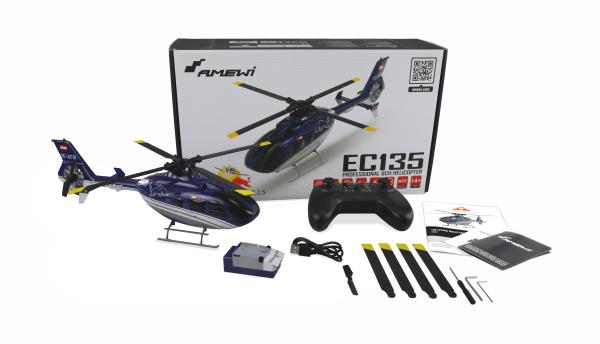 Amewi The Flying Bulls EC135 PRO Helikopter brushless 6-Kanal 6G RTF RC