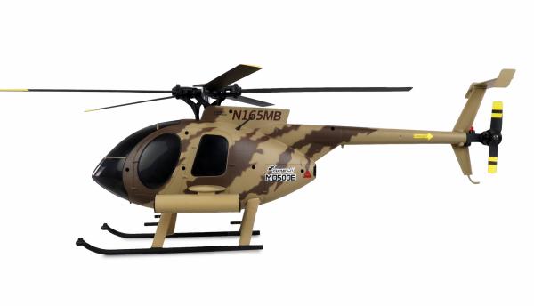 Amewi AFX MD500E Militär brushless 4-Kanal 325mm Helikopter 6G RTF braun RC