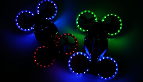 Amewi FightStar Battle Drone Set RTF rot & blau RC Drohne Multikopter