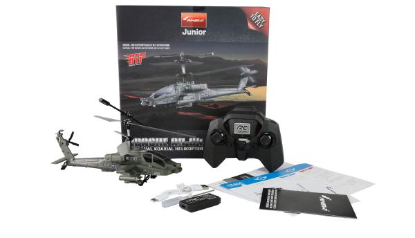 Amewi Apache AH-64 Helikopter Koaxial 3,5-Kanal RTF RC Hubschrauber Modell