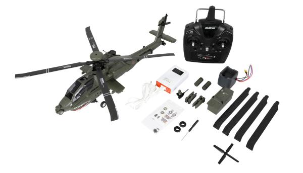 Amewi Apache AH-64D CP Helikopter 6G/3D RTF grün RC Hubschrauber Modell