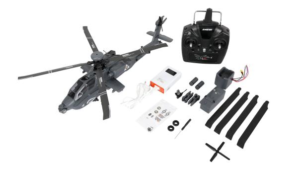 Amewi Apache AH-64D CP Helikopter 6G/3D RTF grau RC Hubschrauber Modell