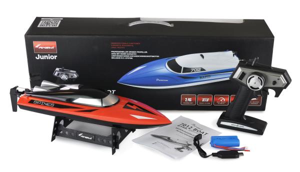 Amewi Speedboot 7012 Mono 460mm 25km/h RTR rot RC Boot RC Modell