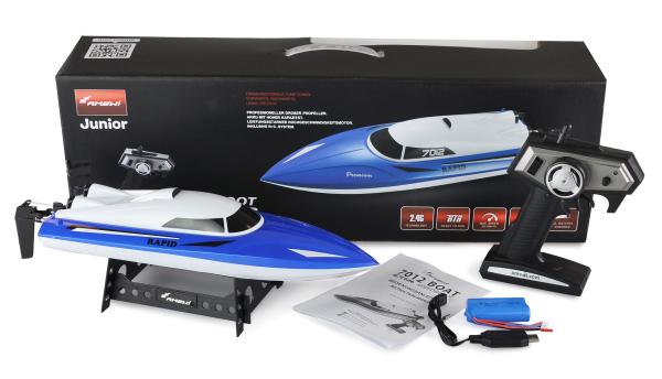 Amewi Speedboot 7012 Mono 460mm 25km/h RTR blau RC Boot RC Modell