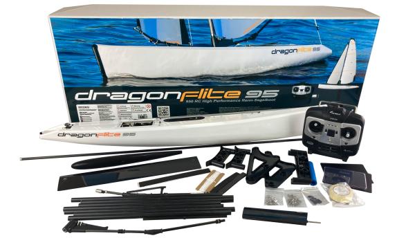 Amewi DragonFlite 95 Renn-Segelboot 950mm ARTR RC Boot RC Modell