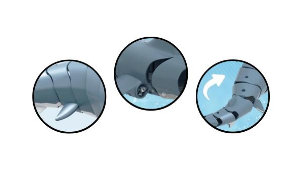 Amewi Sharky, der blaue Hai 4-Kanal RTR RC Boot RC Modell