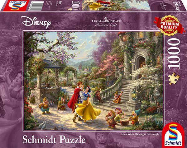 Schmidt Spiele Disney, Schneewittchen - Tanz mit dem Prinzen - 1000 Teile Puzzle (Thomas Kinkade)