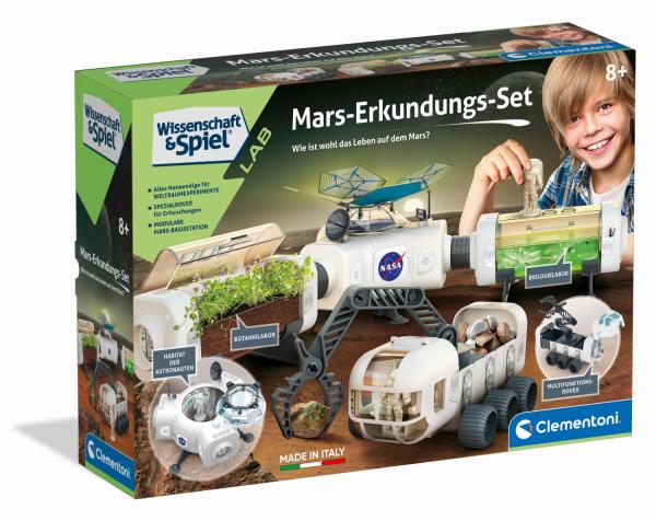 Clementoni 59289 – Mars-Erkundungs-Set Erkundungs-Spiel