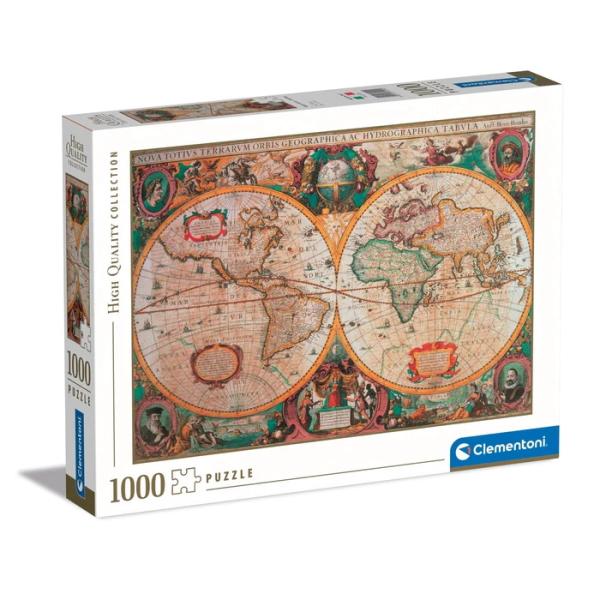 Clementoni High Quality Collection - 1000 Teile Puzzle - Antike Karte