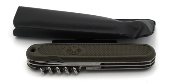 BW Taschenmesser oliv Bundesadler Klappmesser MFH Bundeswehr Camp Säge Outdoor
