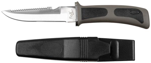Outdoor Tauchermesser 3Cr13 Stahl Wellenschliff Gurtschneider Beinmesser Arm