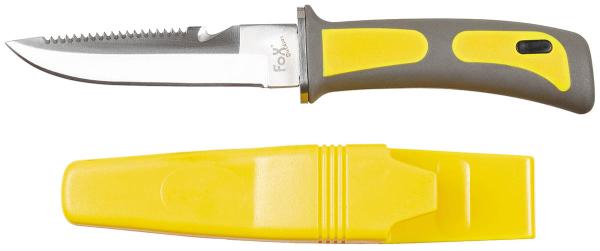 Outdoor Tauchermesser 3Cr13 Stahl Wellenschliff Gurtschneider Beinmesser Arm