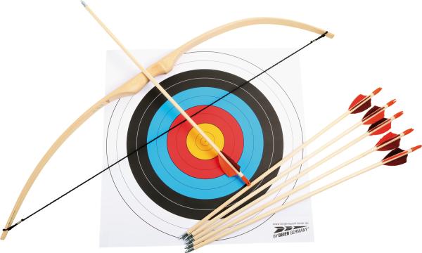 Small Foot Schießspiel Sportbogen-Set Kinder Spielzeug