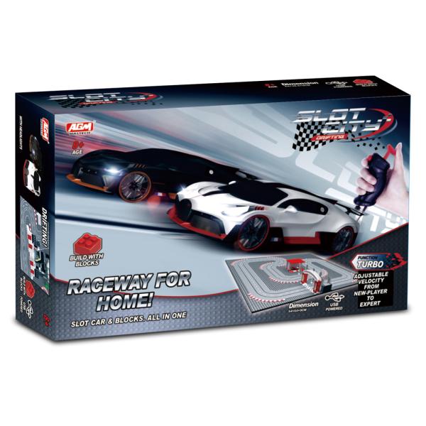 AGM Mastech Slot City Rennbahn 1:87 Baustein-Kompatible Version 03