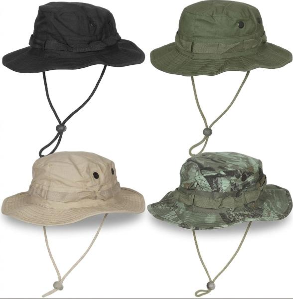 US GI Buschhut Boonie Hat Anglerhut Fischerhut Rip Stop 100% Baumwolle Mütze