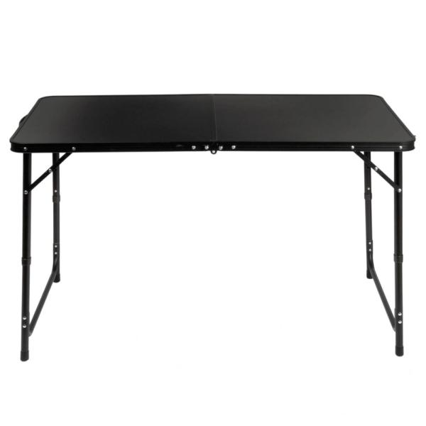 Campingtisch faltbar ALU 120 cm Set mit 4 Hocker Klapp- Gartentisch Koffertisch