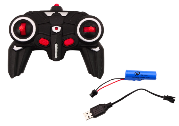 Lean Ferngesteuertes Auto 1:18 Drift 360 Lights Sounds Schwarz RC-Fahrzeug