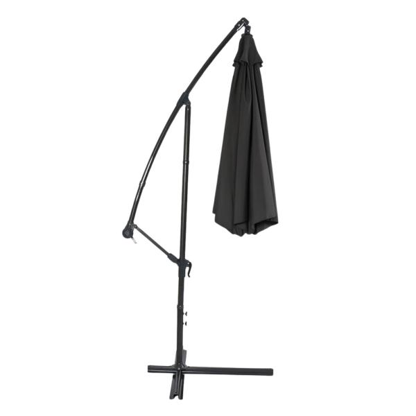 Ampelschirm 350cm Sonnenschirm Schirm mit Schutzhülle Kurbelschirm Gartenschirm 