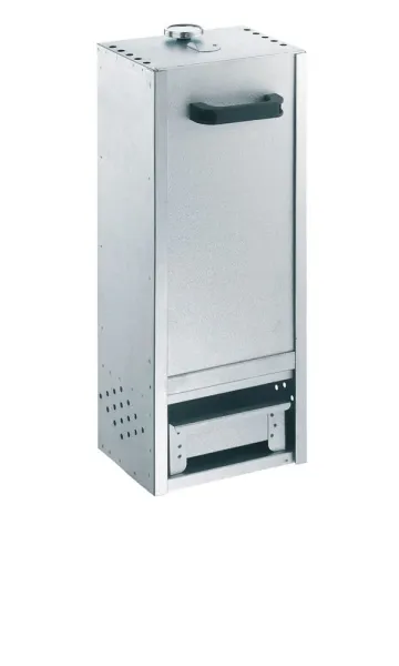 Peetz Räucherofen Smoker verzinkt Räucherschrank Fisch Fleisch Grill 65x26x21cm