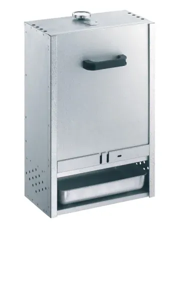 Peetz Räucherofen Smoker verzinkt Räucherschrank Fisch Fleisch Grill 60x39x28cm