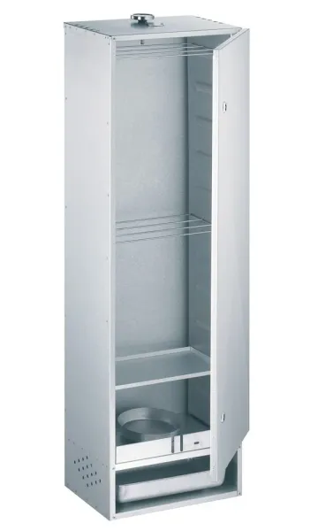 Peetz Räucherofen Smoker verzinkt Räucherschrank Fisch Fleisch Tür 120x39x28cm