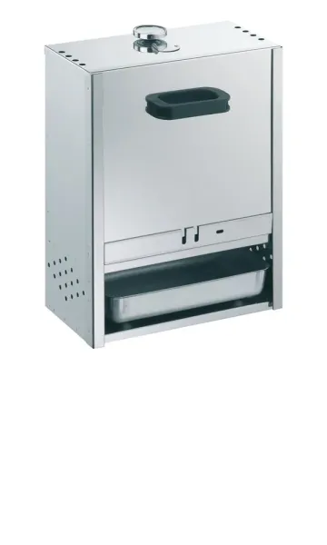 Peetz Edelstahl Räucherofen Räucherschrank Fisch Fleisch 50x39x28cm Schieber