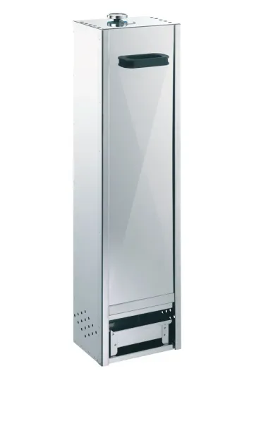 Peetz Edelstahl Räucherofen Räucherschrank Fisch Fleisch 100x26x21cm Schieber