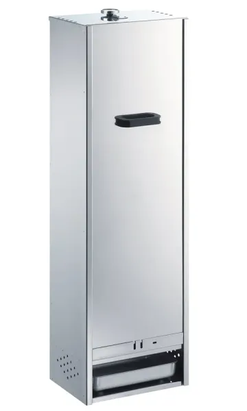 Peetz Edelstahl Räucherofen Räucherschrank Fisch Fleisch 120x39x28cm Schieber