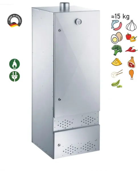 Peetz Kalträucherschrank verzinkt Räucherofen Räucherschrank 140x50x50cm Profi