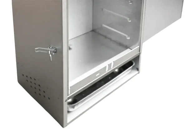 Peetz isolierter Räucherofen Edelstahl Räucherschrank 85x39x28cm Fleisch Fisch 