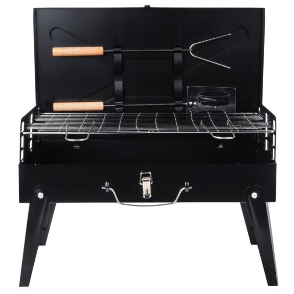 Grill Koffergrill Holzkohlegrill Klappgrill Campinggrill BBQ Zubehör Angeln