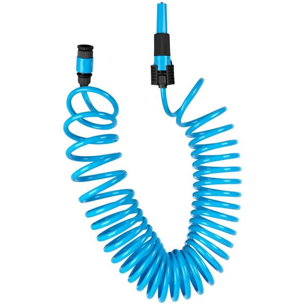 Wasserschlauch Spirale 10m Camping  Set Vanlife Gartenschlauch kompakt