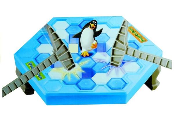 Eisklopf Spiel Pinguin Falle Geschicklichkeitsspiel Kinderspiel Tischspiel