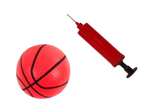 Basketballkorb Set Kinder 120cm Basketballständer Ball Pumpe Outdoor Indoor