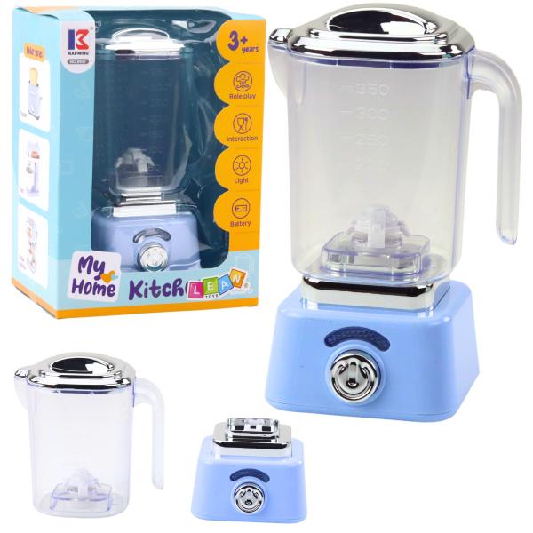 Lean Kinderküche Mixer Licht Drehmechanismus Blau  Spielset Küche