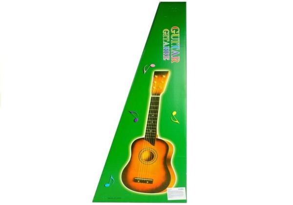 Lean Holzgitarre klassisches Musikinstrument für Kinder ROT Plektron Instrument Kinder