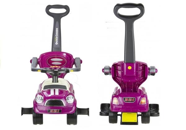 Lean Rutschwagen Rutschauto Quick Coupe VIOLETT Rutschauto für Kinder Auto Rutscher