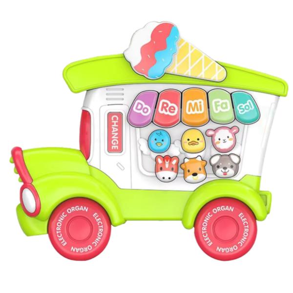 Lean Pädagogisches E-Piano für Kleinkinder, Eisdiele, Grün Instrument 