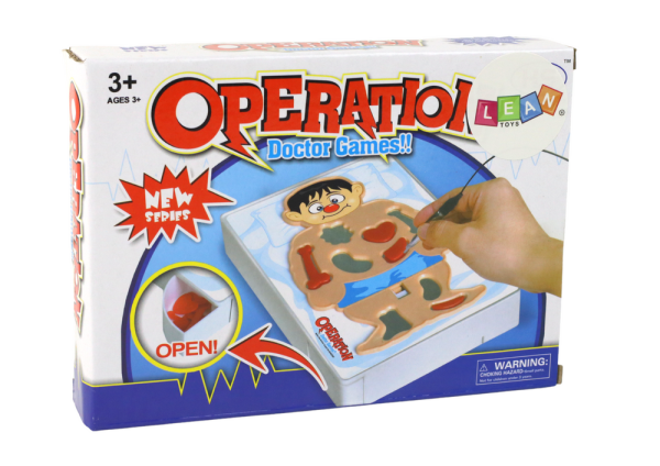 Doktor Spiel Lernspiel Operation Arztkoffer Kinder Spielzeug Geschicklichkeit