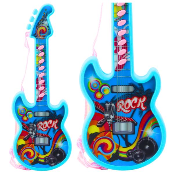 Lean E-Gitarre für Kinder Melodien Solmization Range Blau 29cm Instrument 