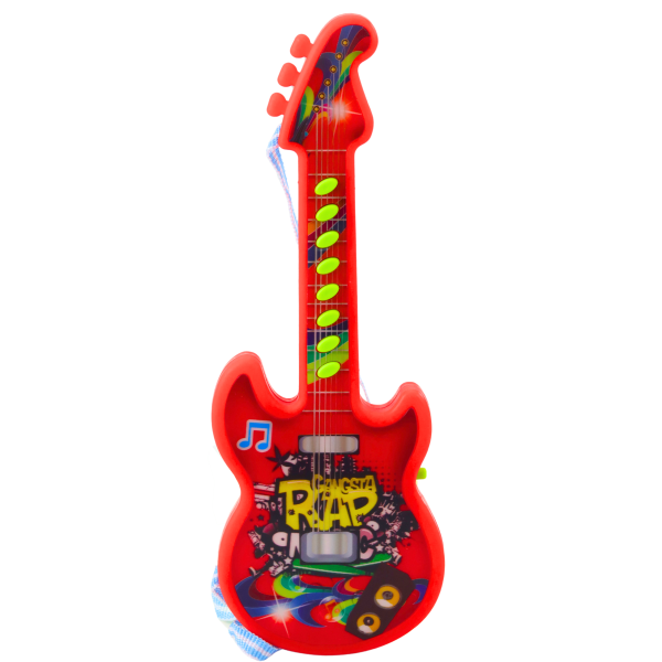 Lean E-Gitarre für Kindermelodien Solmization Range Rot 29cm Instrument 