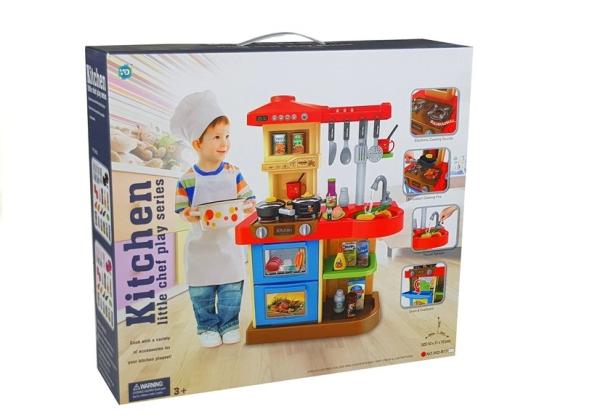 Lean Spielküche Sound- und Lichteffekte Spielset Küche Spielzeug
