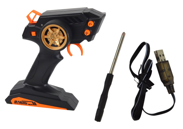 Lean Großer ferngesteuerter Sportwagen 1:10 Orange RC-Fahrzeug