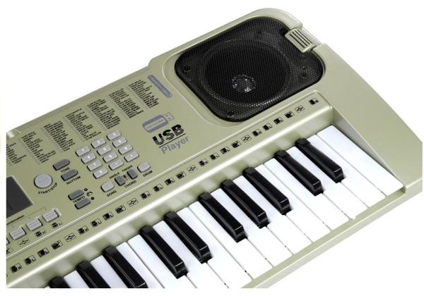 Lean Keyboard Piano Klavier MQ807 54 Tasten LCD Anzeige Mikrofon USB Musik für Kinder