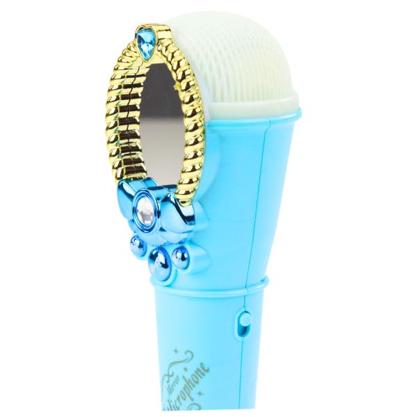 Lean Zauberspiegel mit Mikrofon USB MP3 Lichter Sounds Blau für Kinder