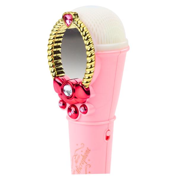 Lean Zauberspiegel mit Mikrofon USB MP3 Lichter Sounds Rosa für Kinder